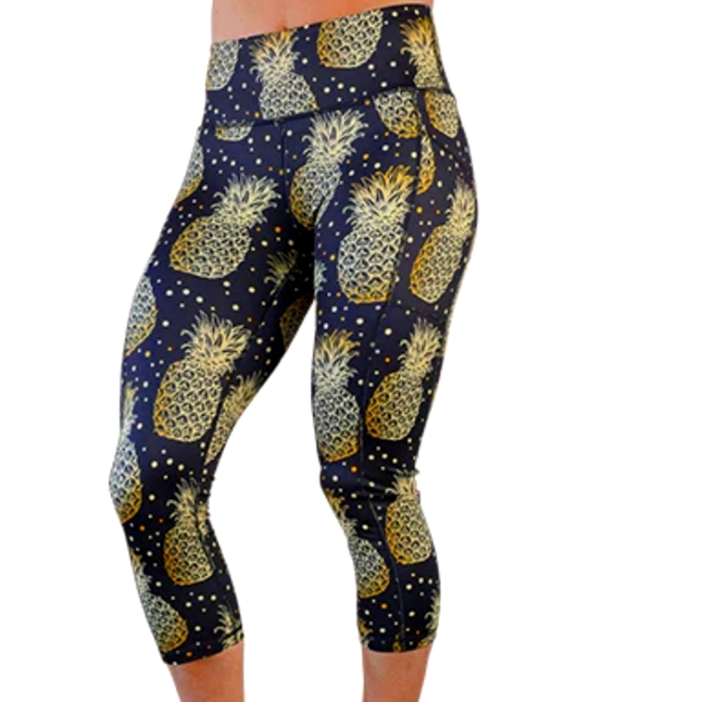 NEW CVG Pineapple Leggings - Large Full Length
